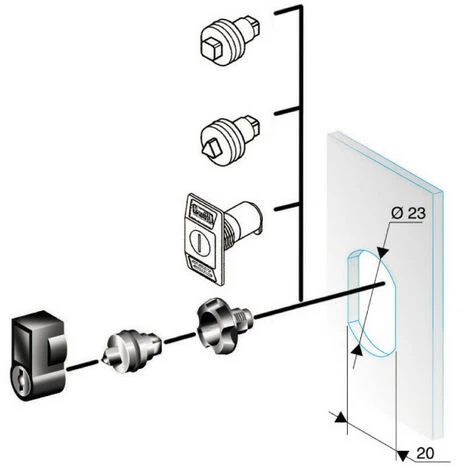 SCHNEIDER Spacial SD - Insert Triangle 8mm Coffret Mural (NSYTT8CRN) 3 SCHNEIDER Spacial SD - Insert Triangle 8mm Coffret Mural (NSYTT8CRN)