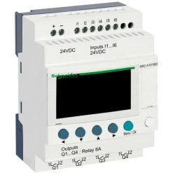 SCHNEIDER Zelio Logic - Relais Intelligent Compact - 10 E/S 24Vcc - Ss Horloge - Affichage (SR2A101BD)
