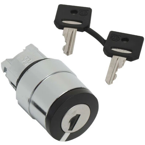 SCHNEIDER Harmony XB4 - Tête Bouton Tournant à Clé 458A - Ø22 - 2 Pos à Rap. - Retr G (ZB4BG610) 3 SCHNEIDER Harmony XB4 - Tête Bouton Tournant à Clé 458A - Ø22 - 2 Pos à Rap. - Retr G (ZB4BG610)