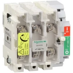 SCHNEIDER TeSys GS1 - Bloc De Base Interrupteur-sectionneur Fusible - 3P 3F - NFC - 50A (GS1FD3)