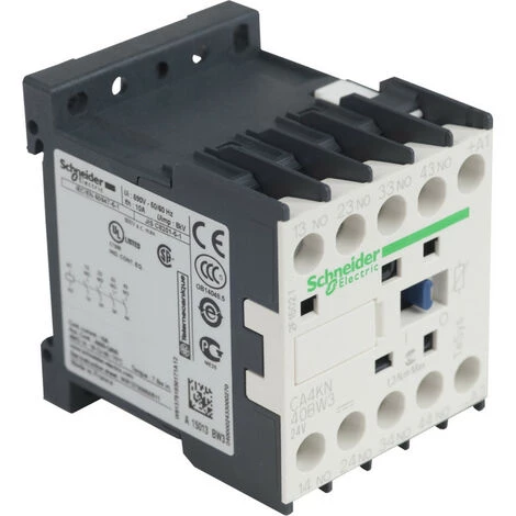 SCHNEIDER TeSys CA4K - Contacteur - 4F+0O - Instantané - 10A - 24Vcc (CA4KN40BW3) 3 SCHNEIDER TeSys CA4K - Contacteur - 4F+0O - Instantané - 10A - 24Vcc (CA4KN40BW3)