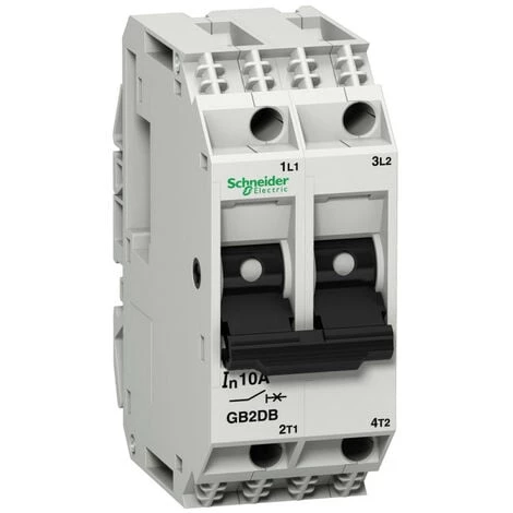 SCHNEIDER TeSys GB2-DB - Disjoncteur Pour Circuit De Contrôle - 4A - 2P - 2d (GB2DB09) 3 SCHNEIDER TeSys GB2-DB - Disjoncteur Pour Circuit De Contrôle - 4A - 2P - 2d (GB2DB09)