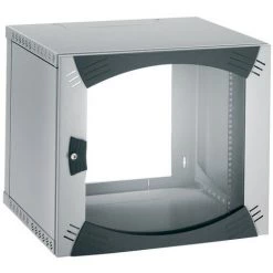 SCHNEIDER Actassi Coffret Mural OPB 21U L600 P600 Châssis Fixe 19P - Porte Vitrée - R7035 (NSYOPB21U6F)