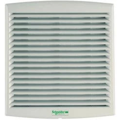 SCHNEIDER ClimaSys CV - Ventilateur - 38m3/h - 24Vcc - IP54 - Avec Grille Et Filtre G2 (NSYCVF38M24DPF)