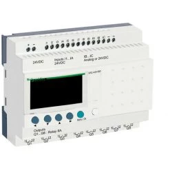 SCHNEIDER Zelio Logic - Relais Intelligent Compact - 20 E/S 24Vcc - Ss Horloge - Affichage (SR2A201BD)