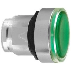 SCHNEIDER Harmony XB4 - Tête Bouton Pousser-pousser Lumineux - Ø22 - Vert (ZB4BH033)