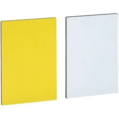 SCHNEIDER Harmony - étiquette 18x27 à Graver - Fond Blanc Ou Jaune (ZBY5102)