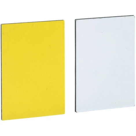 SCHNEIDER Harmony - étiquette 18x27 à Graver - Fond Blanc Ou Jaune (ZBY5102) 3 SCHNEIDER Harmony - étiquette 18x27 à Graver - Fond Blanc Ou Jaune (ZBY5102)