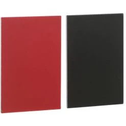 SCHNEIDER Harmony - étiquette 18x27 à Graver - Fond Noir Ou Rouge (ZBY5101)
