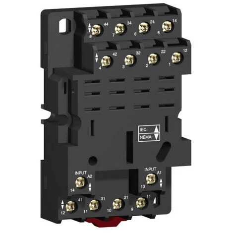 SCHNEIDER Zelio Relay RP - Embase Mixte - Pour Relais 4OF - Raccordement Vis -étrier (RPZF4) 3 SCHNEIDER Zelio Relay RP - Embase Mixte - Pour Relais 4OF - Raccordement Vis -étrier (RPZF4)