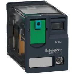 SCHNEIDER Zelio Relay RXM - Relais Miniat - Embroch - Test+DEL - 4OF Bas Niv - 3A - 24VDC (RXM4GB2BD)