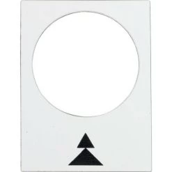 SCHNEIDER Harmony - étiquette - 30x40mm - Blanc - Droite PV-GV (ZB2BY4909)