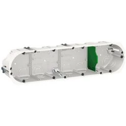 SCHNEIDER Multifix - Boîte D'encastrement - Ø 67mm - Prof 50mm - 4 Postes Entraxe 71 Mm (IMT35945)