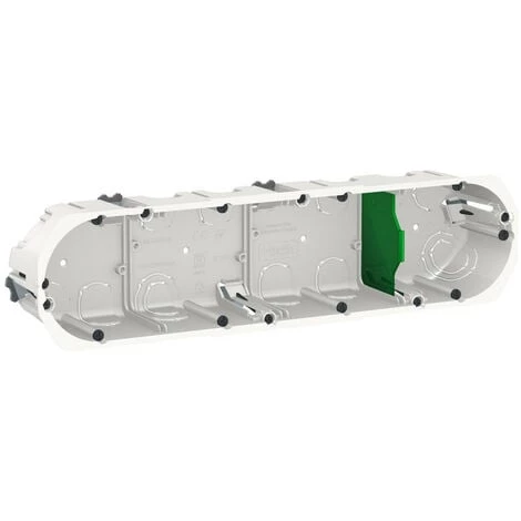 SCHNEIDER Multifix - Boîte D'encastrement - Ø 67mm - Prof 50mm - 4 Postes Entraxe 71 Mm (IMT35945) 3 SCHNEIDER Multifix - Boîte D'encastrement - Ø 67mm - Prof 50mm - 4 Postes Entraxe 71 Mm (IMT35945)