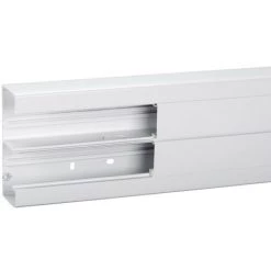 SCHNEIDER OptiLine 45 - Goulotte PVC 2 Compartiments 140x55x3000mm - Au Mètre Linéaire (ISM10310P)