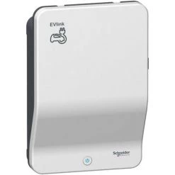 SCHNEIDER EVlink Smart Wallbox - 1 Prise T2S - Clé IEC - Paramétrable 3/22 KW (EVB1A22P4KI)