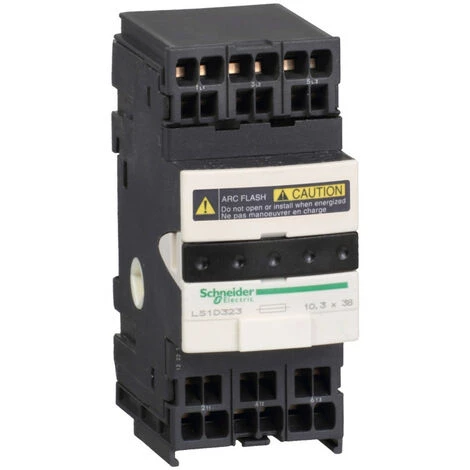 SCHNEIDER TeSys LS1 - Corps De Sectionneur Fusible - 3P - 25A - Pour Fusible NFC 10x38mm (LS1D323) 3 SCHNEIDER TeSys LS1 - Corps De Sectionneur Fusible - 3P - 25A - Pour Fusible NFC 10x38mm (LS1D323)