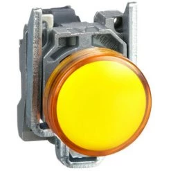 SCHNEIDER Harmony XB4 - Voyant Lumineux DEL - Ø22 - Orange - 120V - Vis étrier (XB4BVG5)