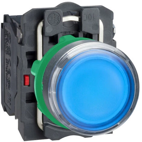 SCHNEIDER Harmony Bt-pous Lumineux Bleu Ø22 - Impulsion - 24V - 1O+1F (XB5AW36B5) 3 SCHNEIDER Harmony Bt-pous Lumineux Bleu Ø22 - Impulsion - 24V - 1O+1F (XB5AW36B5)