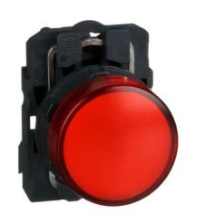 SCHNEIDER Harmony XB5 - Voyant Lumineux DEL - Ø22 - Rouge - 120V - Vis étrier (XB5AVG4)