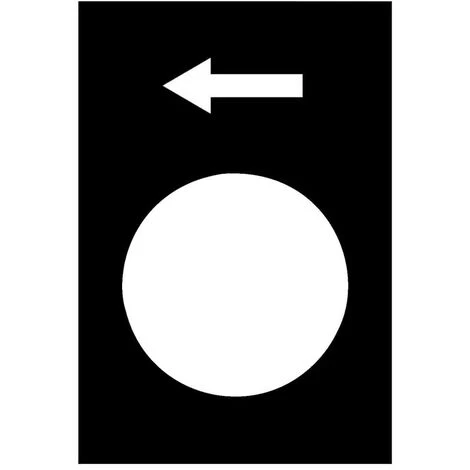 SCHNEIDER Harmony - étiquette - 30x40mm - Noir - Gauche Ou Descente, PV (ZB2BY2904) 3 SCHNEIDER Harmony - étiquette - 30x40mm - Noir - Gauche Ou Descente, PV (ZB2BY2904)