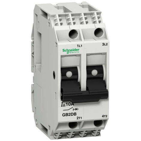 SCHNEIDER TeSys GB2-DB - Disjoncteur Pour Circuit De Contrôle - 3A - 2P - 2d (GB2DB08) 3 SCHNEIDER TeSys GB2-DB - Disjoncteur Pour Circuit De Contrôle - 3A - 2P - 2d (GB2DB08)