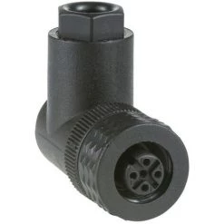 SCHNEIDER OsiSense XZ - Connecteur Nu Femelle - M12 - 4 Broches - Coudé - PE Pg 7 (XZCC12FCP40B)