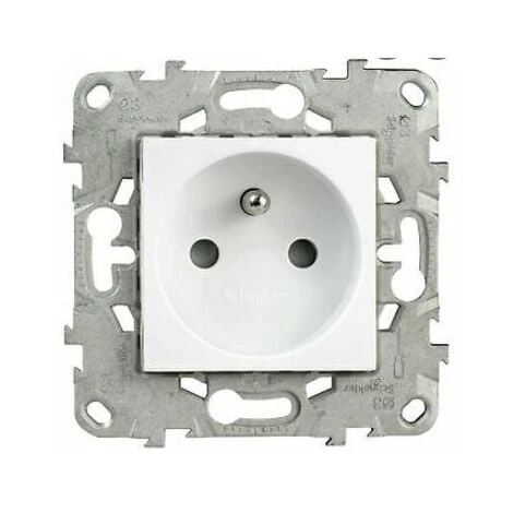 SCHNEIDER Lot De 5 Prises 2P+T 16A à Composer Blanc Unica 3 SCHNEIDER Lot De 5 Prises 2P+T 16A à Composer Blanc Unica
