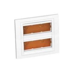 Schneider ALB44476N Boîte Concentration Encastrée 2 Rangées X 3 Postes Blanc Polaire Altira - Blanc