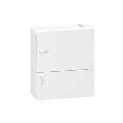Schneider MIP11108 Coffret Mini Pragma 1x8mod. Saillie Porte Opaque - Blanc