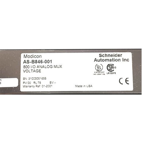 Schneider AS-B846-001 Module 800 I/O Analog Mux Voltage - Gris 4 Schneider AS-B846-001 Module 800 I/O Analog Mux Voltage - Gris – Image 2