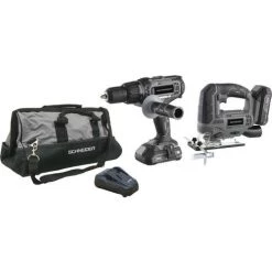Pack 20V Perceuse 50Nm + Scie Sauteuse -2 Batteries 2Ah Li-ion - Sac De Transport. SCHNEIDER 50567 9 Pack 20V Perceuse 50Nm + Scie Sauteuse -2 Batteries 2Ah Li-ion - Sac De Transport. SCHNEIDER 50567 -SCHNEIDER Soldes 49275556 3