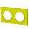 SCHNEIDER Plaque De Finition 2 Postes Entraxe 71mm Vert Odace -SCHNEIDER Soldes 50733998 1
