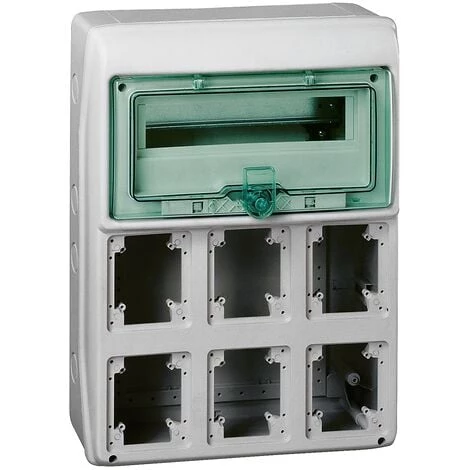 SCHNEIDER 13181 | Coffre KAEDRA 12 + 1 Module 6 Ouverture 90x100 3 SCHNEIDER 13181 | Coffre KAEDRA 12 + 1 Module 6 Ouverture 90x100