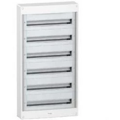 SCHNEIDER PRA13816 | Coffre Métallique PRAGMA24 Surface 6 Rangées Avec 144 Modules Sans Porte