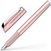 Schneider Ceod Shiny Stylo-plume Brillant, Pour Droitier/gaucher, Plume De Taille M, Avec Cartouche D?encre Bleu Roi, Rose Poudré -SCHNEIDER Soldes 51503030 1