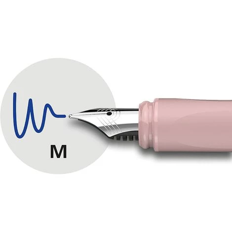 Schneider Ceod Shiny Stylo-plume Brillant, Pour Droitier/gaucher, Plume De Taille M, Avec Cartouche D?encre Bleu Roi, Rose Poudré 4 Schneider Ceod Shiny Stylo-plume Brillant, Pour Droitier/gaucher, Plume De Taille M, Avec Cartouche D?encre Bleu Roi, Rose Poudré – Image 2