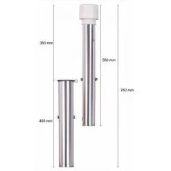 Schneider Gaine De Sol Parasol Accessoires, Argent, 9,5x9,5x76 Cm 9 Schneider Gaine De Sol Parasol Accessoires, Argent, 9,5x9,5x76 Cm -SCHNEIDER Soldes 51503368 3