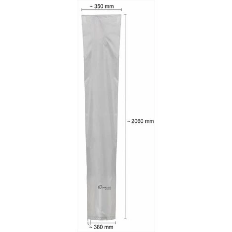 Schneider Housse De Protection Pour Parasol Gris Argent 38 X 38 X 206 Cm 813-00 4 Schneider Housse De Protection Pour Parasol Gris Argent 38 X 38 X 206 Cm 813-00 – Image 2