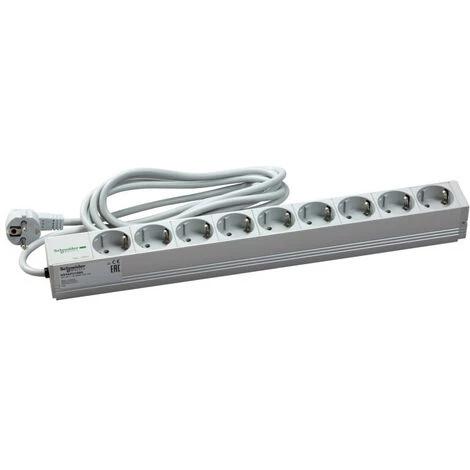 SCHNEIDER Actassi Rail 1U 9 Prises 19P VDE (NSYAPU19S9) 3 SCHNEIDER Actassi Rail 1U 9 Prises 19P VDE (NSYAPU19S9)