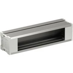 SCHNEIDER OptiLine 45 - Boitier Vide De Prises De Base - 4 Modules - Aluminium - L 240mm (ISM20421)