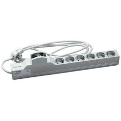 SCHNEIDER Actassi Rail1U 6 Prises + Disjoncteur Différentiel 30mA 19P VDE (NSYAPU19S6F)