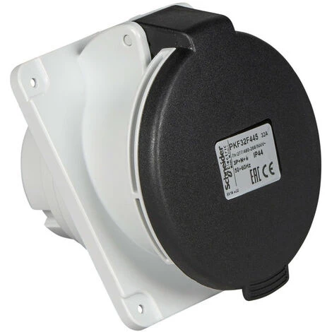 SCHNEIDER PratiKa - Socle Prise Industrielle - 32A - IP44 - 500 - 4P - Vis (PKF32F444) 3 SCHNEIDER PratiKa - Socle Prise Industrielle - 32A - IP44 - 500 - 4P - Vis (PKF32F444)