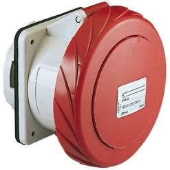 SCHNEIDER PratiKa - Socle Prise Industrielle Droite - 32A - IP67 - 380 - 4P - Vis (PKF32G734)