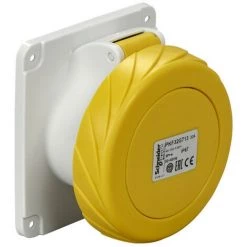 SCHNEIDER PratiKa - Socle Prise Industrielle Droite - 32A - IP67 - 110 - 5P - Vis (PKF32G715)