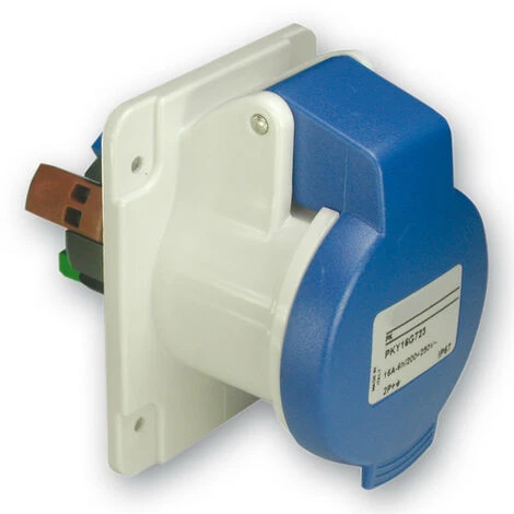 SCHNEIDER PratiKa - Socle De Prise Industrielle Droite 32 A - 2P+T - 200-250 V CA - IP44 (PKY32G423) 3 SCHNEIDER PratiKa - Socle De Prise Industrielle Droite 32 A - 2P+T - 200-250 V CA - IP44 (PKY32G423)