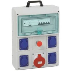 SCHNEIDER Kaedra Coffret De Chantier 4 Prises 16A NF + 1 Prise 3P+T 16A (PFR10104)