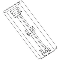 SCHNEIDER Preventa XCS - Prise Découpée Pr Encoche Tête Commande - Pr Inter. Carter Métal (XCSZ27)