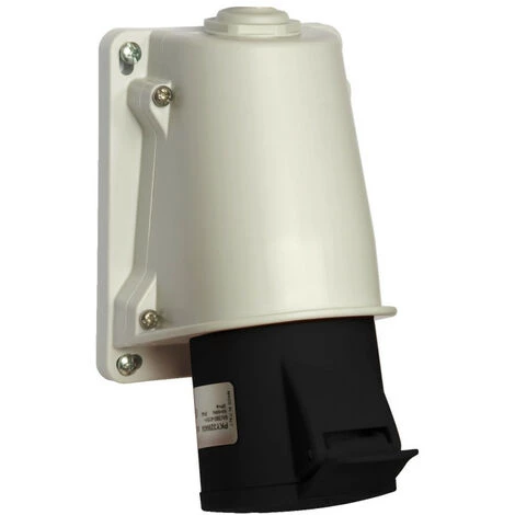 SCHNEIDER PratiKa - Socle De Prise Incliné -32 A - 3P+T - 480-500 V CA - En Saillie- IP44 (PKY32W444) 3 SCHNEIDER PratiKa - Socle De Prise Incliné -32 A - 3P+T - 480-500 V CA - En Saillie- IP44 (PKY32W444)