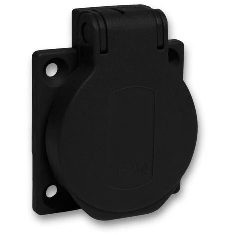 SCHNEIDER PratiKa - Socle De Prise NF 50x50mm - 2P+T 10-16 A - IP54 - Connex. Lat. - Noir (PKN52N) 3 SCHNEIDER PratiKa - Socle De Prise NF 50x50mm - 2P+T 10-16 A - IP54 - Connex. Lat. - Noir (PKN52N)